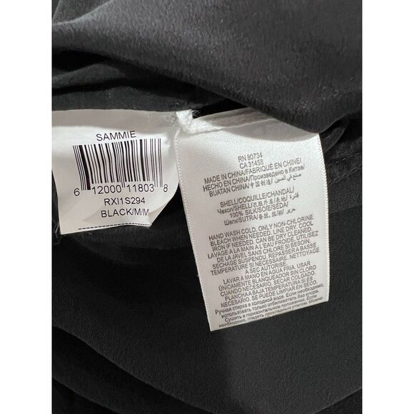 NWT BCBGMAXAZRIA "Sammie" Sleeveless Asymmetrical Silk Blouse Size Medium NWT - Picture 5 of 5